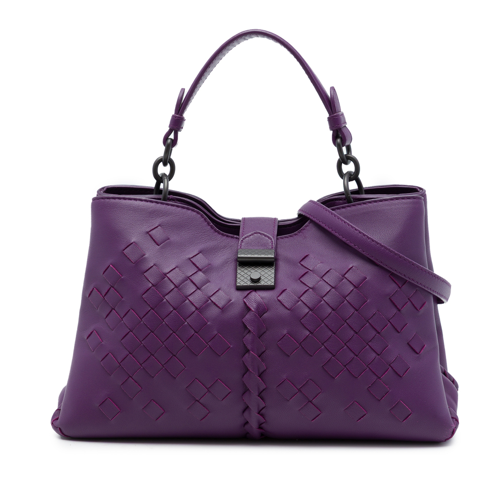Pre-Loved Bottega Veneta Nappa Intrecciato Napoli Satchel